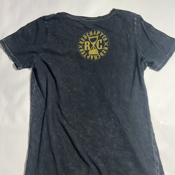 Red Chapter | Black Widow Covert Avengers Distressed T Shirt // L - Picture 4 of 5